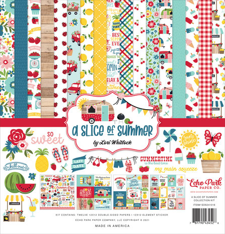Echo Park A Slice Of Summer 12x12 Inch Collection Kit (SOS241016)