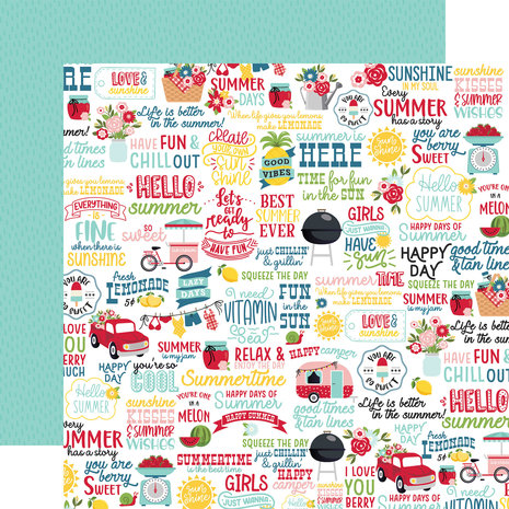 Echo Park A Slice Of Summer 12x12 Inch Collection Kit (SOS241016)