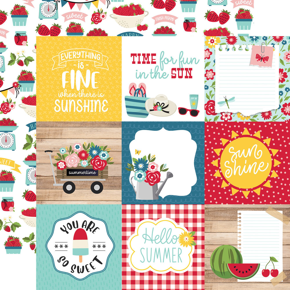 Echo Park A Slice Of Summer 12x12 Inch Collection Kit (SOS241016)