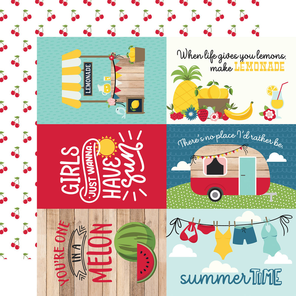 Echo Park A Slice Of Summer 12x12 Inch Collection Kit (SOS241016)