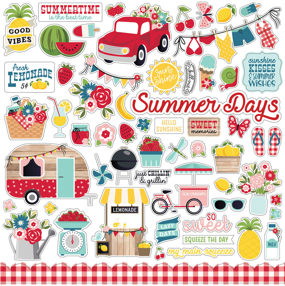 Echo Park A Slice Of Summer 12x12 Inch Collection Kit (SOS241016)