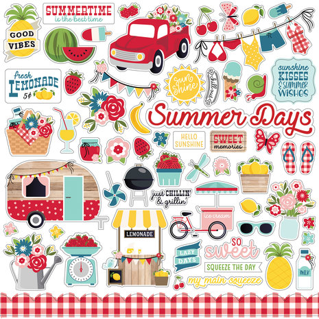 Echo Park A Slice Of Summer 12x12 Inch Collection Kit (SOS241016)