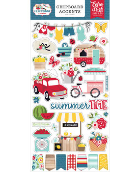 Echo Park A Slice Of Summer 6x13 Inch Chipboard Accents (SOS241021)* Echo Park A Slice Of Summer 6x13 Inch Chipboard Accents (SOS241021)*