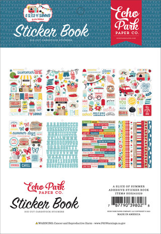 Echo Park A Slice Of Summer Sticker Book (SOS241029) Echo Park A Slice Of Summer Sticker Book (SOS241029)