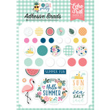 Echo Park Pool Party Adhesive Brads (POP240020)