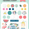 Echo Park Pool Party Adhesive Brads (POP240020) Echo Park Pool Party Adhesive Brads (POP240020)