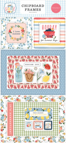 Carta Bella Summer 6x13 Inch Chipboard Frames (CBS113065) Carta Bella Summer 6x13 Inch Chipboard Frames (CBS113065)