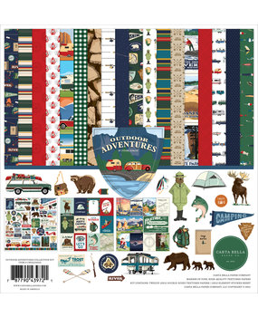 Carta Bella Outdoor Adventures 12x12 Inch Collection Kit (CBOA134016) Carta Bella Outdoor Adventures 12x12 Inch Collection Kit (CBOA134016)