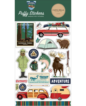 Carta Bella Outdoor Adventures Puffy Stickers (CBOA134066) Carta Bella Outdoor Adventures Puffy Stickers (CBOA134066)