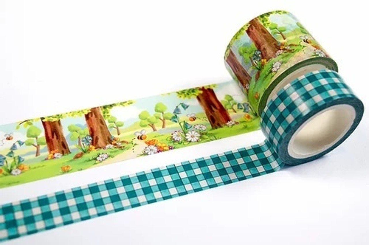 Craft Consortium Bluebells and Buttercups Washi Tape (CCWTPE009)