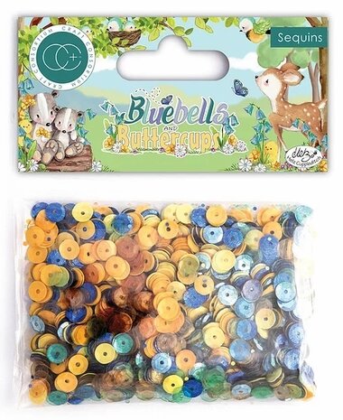 Craft Consortium Bluebells and Buttercups Sequins (CCSQN003)