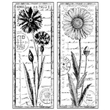 Crafty Individuals Tall Wild Flowers Unmounted Rubber Stamp (CI-185)
