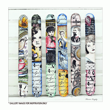 Crafty Individuals Tea at Three Unmounted Rubber Stamp (CI-389)