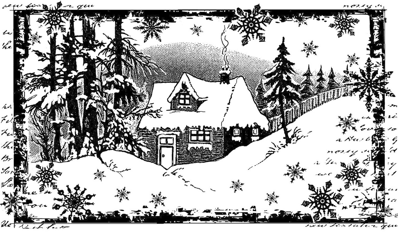 Crafty Individuals Little Cottage in the Snow Unmounted Rubber Stamp (CI-463) Crafty Individuals Little Cottage in the Snow Unmounted Rubber Stamp (CI-463)