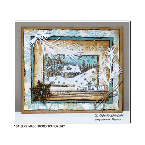 Crafty Individuals Little Cottage in the Snow Unmounted Rubber Stamp (CI-463) Crafty Individuals Little Cottage in the Snow Unmounted Rubber Stamp (CI-463)