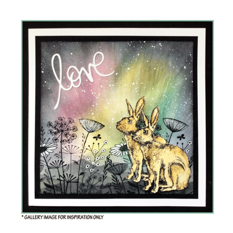 Crafty Individuals Hare and Moon Unmounted Rubber Stamp (CI-508) Crafty Individuals Hare and Moon Unmounted Rubber Stamp (CI-508)