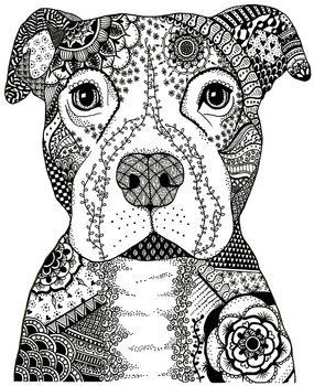 Crafty Individuals Happy Dog Unmounted Rubber Stamp (CI-522) Crafty Individuals Happy Dog Unmounted Rubber Stamp (CI-522)