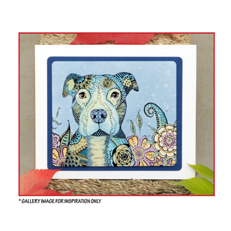 Crafty Individuals Happy Dog Unmounted Rubber Stamp (CI-522) Crafty Individuals Happy Dog Unmounted Rubber Stamp (CI-522)