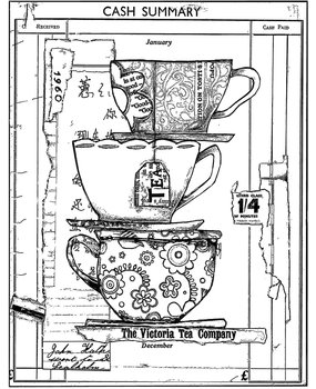 Crafty Individuals Time for Tea Unmounted Rubber Stamp (CI-547) Crafty Individuals Time for Tea Unmounted Rubber Stamp (CI-547)