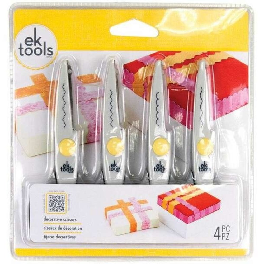 EK Tools Decorative Scissors (4pcs) (54-20064) EK Tools Decorative Scissors (4pcs) (54-20064)