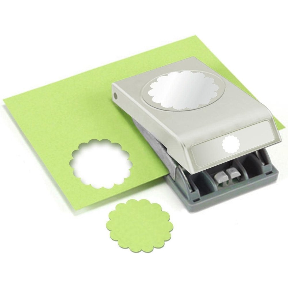 EK Tools Large Punch 2.25 Inch Scallop Circle (54-30097) EK Tools Large Punch 2.25 Inch Scallop Circle (54-30097)