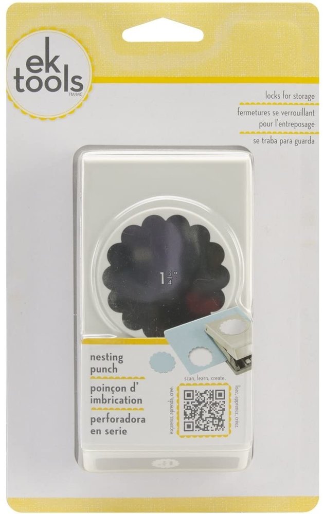 EK Tools Large Punch 1.75 Inch Scallop Circle (54-31009) EK Tools Large Punch 1.75 Inch Scallop Circle (54-31009)