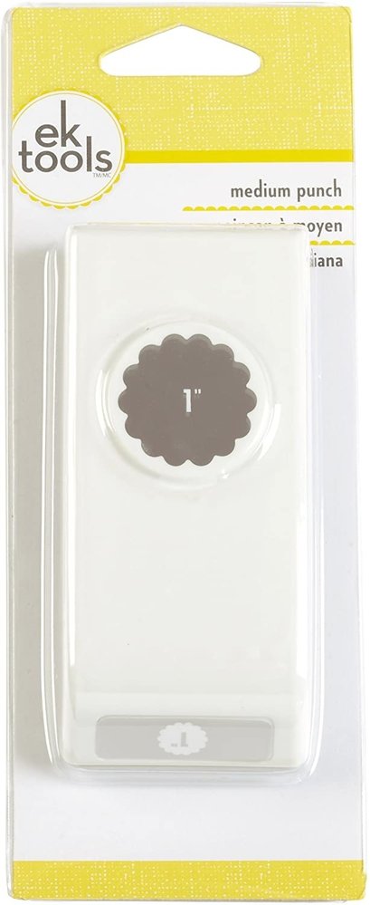 EK Tools Medium Punch 1 Inch Scallop Circle (54-20067) EK Tools Medium Punch 1 Inch Scallop Circle (54-20067)