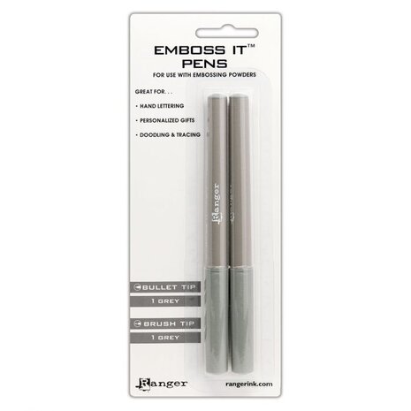 Ranger Emboss It pens Grey (2pcs) (EMP68976) Ranger Emboss It pens Grey (2pcs) (EMP68976)