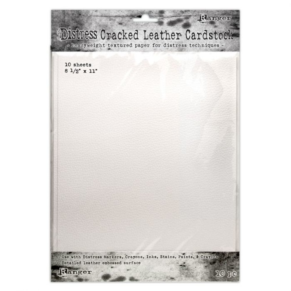 Ranger Distress Cracked Leather Cardstock 8,5x11 Inch (TDA71280) Ranger Distress Cracked Leather Cardstock 8,5x11 Inch (TDA71280)