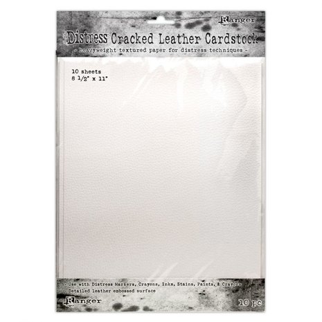 Ranger Distress Cracked Leather Cardstock 8,5x11 Inch (TDA71280) Ranger Distress Cracked Leather Cardstock 8,5x11 Inch (TDA71280)