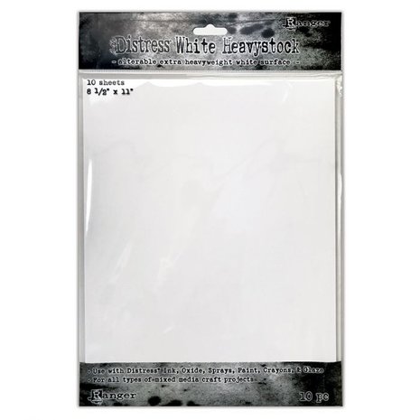 Ranger Distress Heavystock White 8,5x11 Inch (TDA76322)