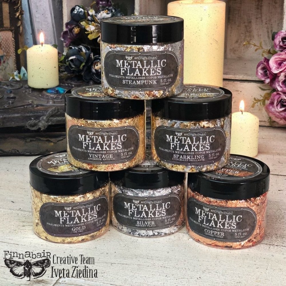 Prima Marketing Inc Finnabair Art Ingredients Metal Flakes Silver (968823) Prima Marketing Inc Finnabair Art Ingredients Metal Flakes Silver (968823)