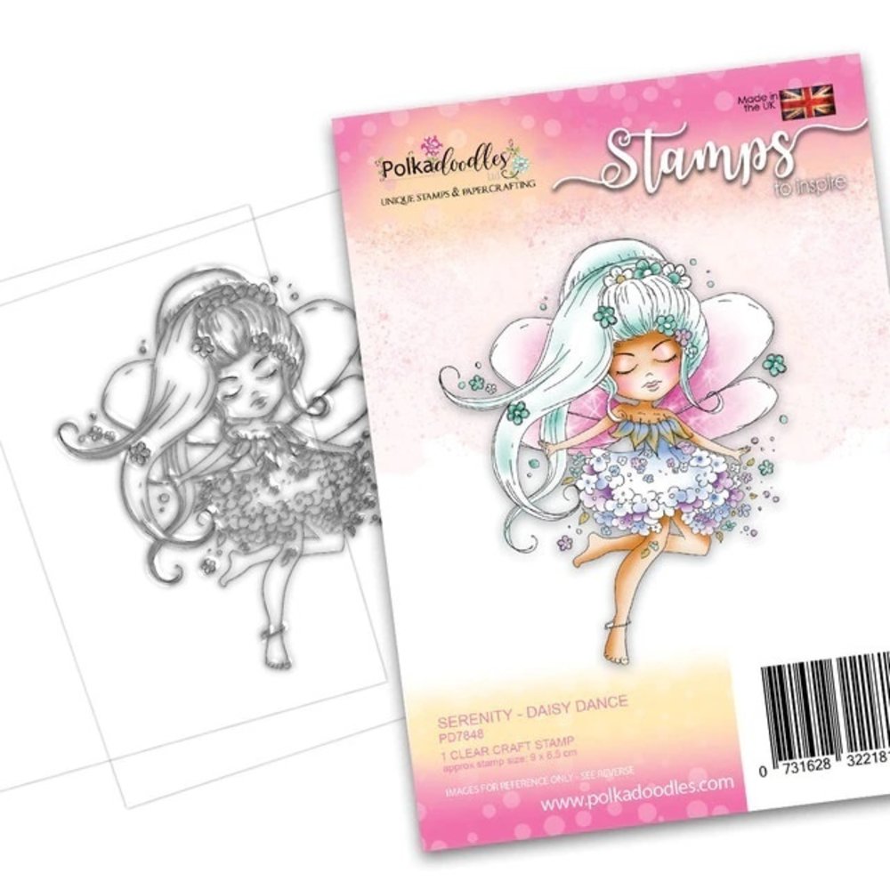 Polkadoodles Serenity Daisy Dance Clear Stamps (PD7848) Polkadoodles Serenity Daisy Dance Clear Stamps (PD7848)
