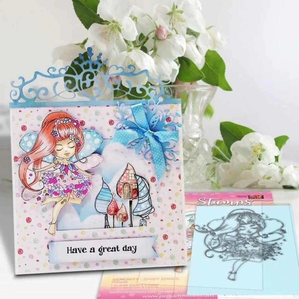 Polkadoodles Serenity Daisy Dance Clear Stamps (PD7848) Polkadoodles Serenity Daisy Dance Clear Stamps (PD7848)