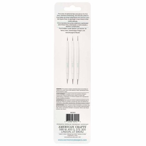 We R Memory Keepers Embossing Stylus Hand Tools (3pcs) (662921) We R Memory Keepers Embossing Stylus Hand Tools (3pcs) (662921)
