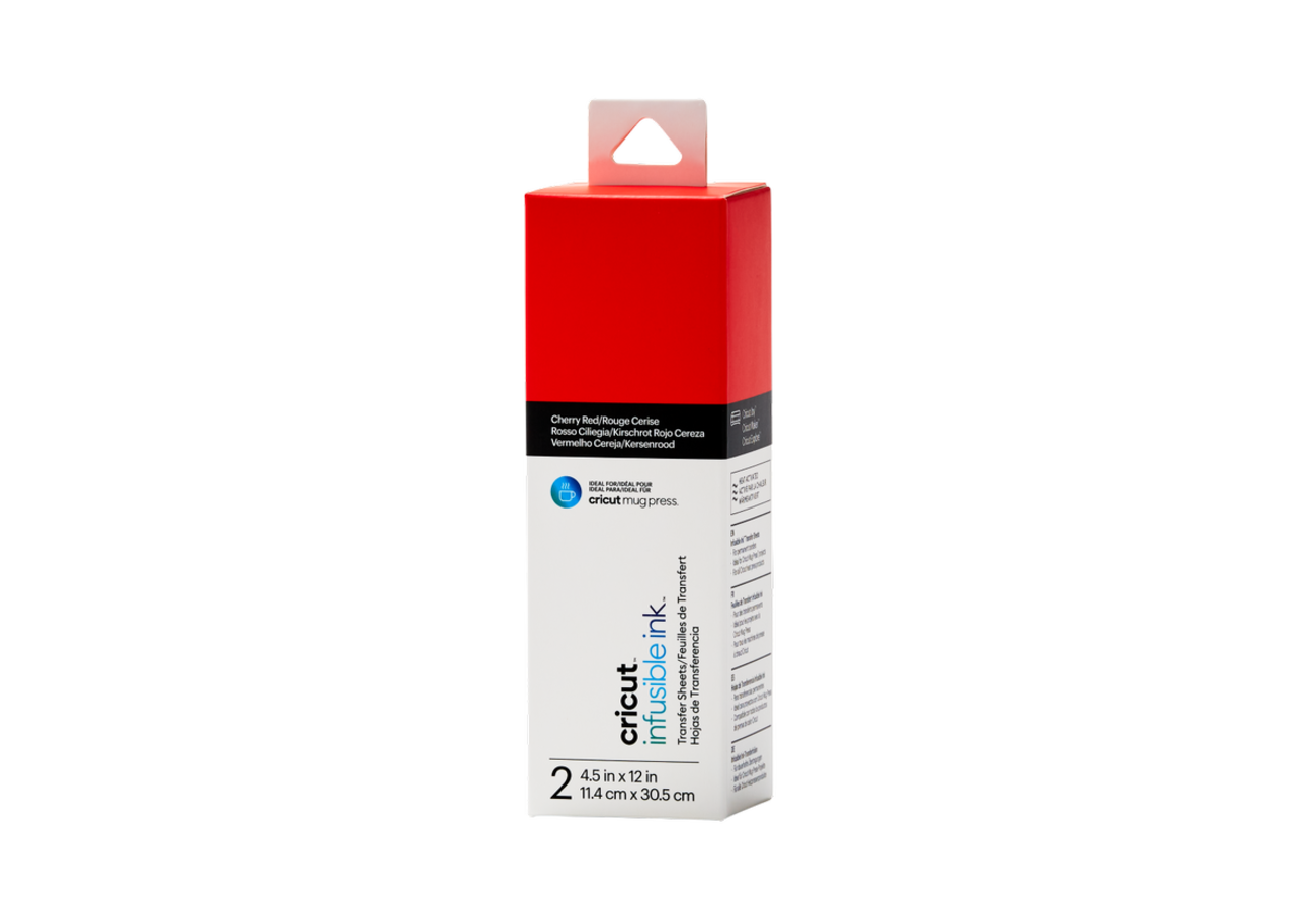 Cricut Infusible Ink Transfer Sheets Cherry Red (2pcs) (2008883) Cricut Infusible Ink Transfer Sheets Cherry Red (2pcs) (2008883)