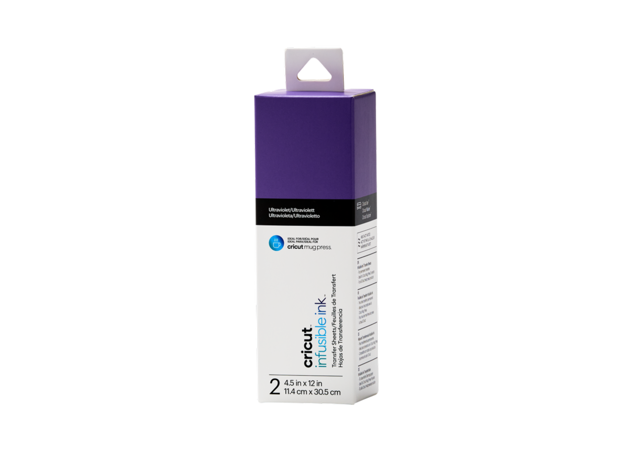 Cricut Infusible Ink Transfer Sheets Ultraviolet (2pcs) (2008886) Cricut Infusible Ink Transfer Sheets Ultraviolet (2pcs) (2008886)