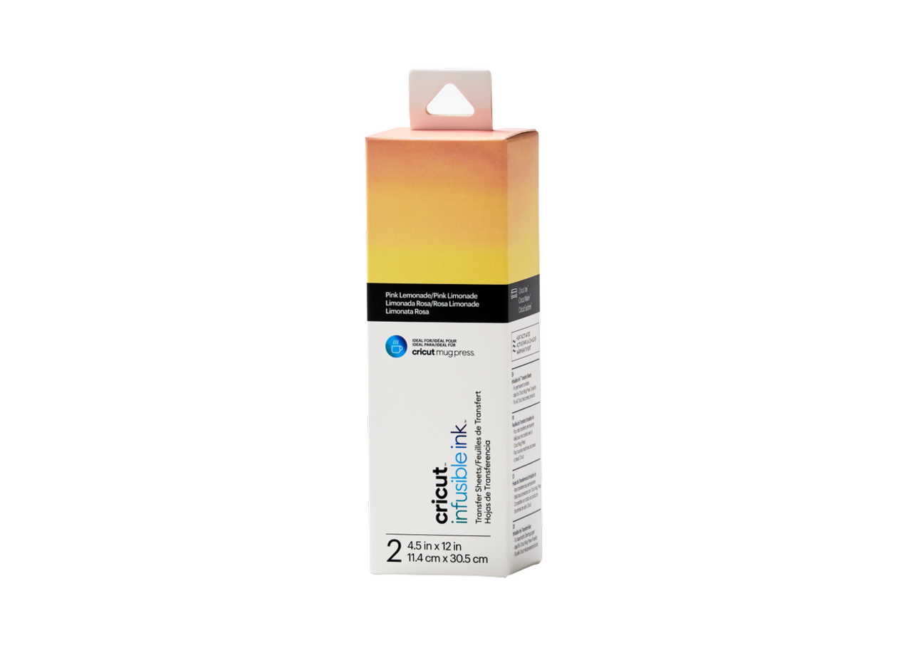 Cricut Infusible Ink Transfer Sheets Pink Lemonade (2pcs) (2008887) Cricut Infusible Ink Transfer Sheets Pink Lemonade (2pcs) (2008887)