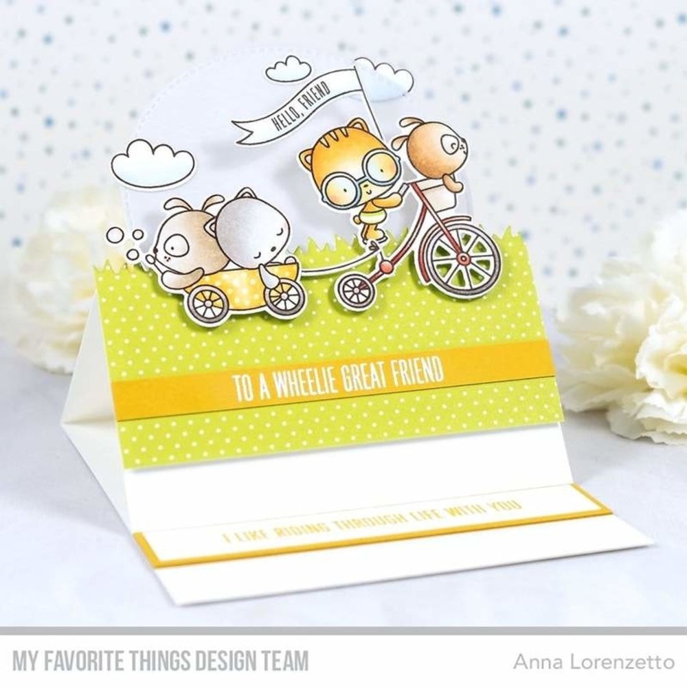 My Favorite Things Wheelie Great Friend Clear Stamps (CS-551)