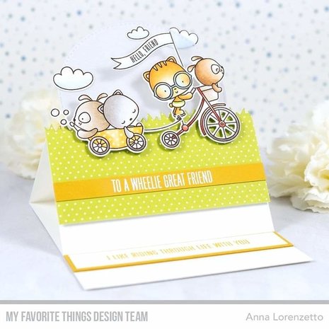 My Favorite Things Wheelie Great Friend Clear Stamps (CS-551)