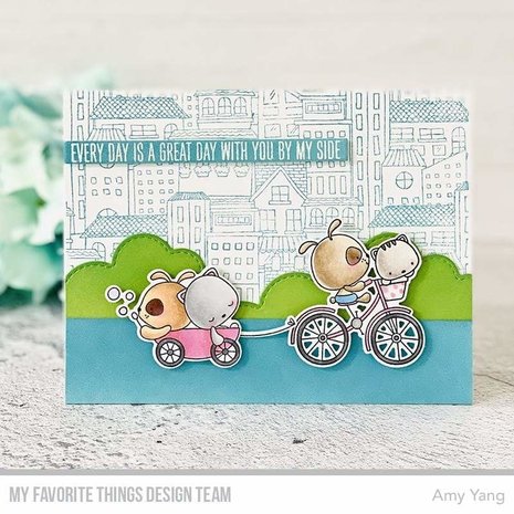 My Favorite Things Wheelie Great Friend Clear Stamps (CS-551)