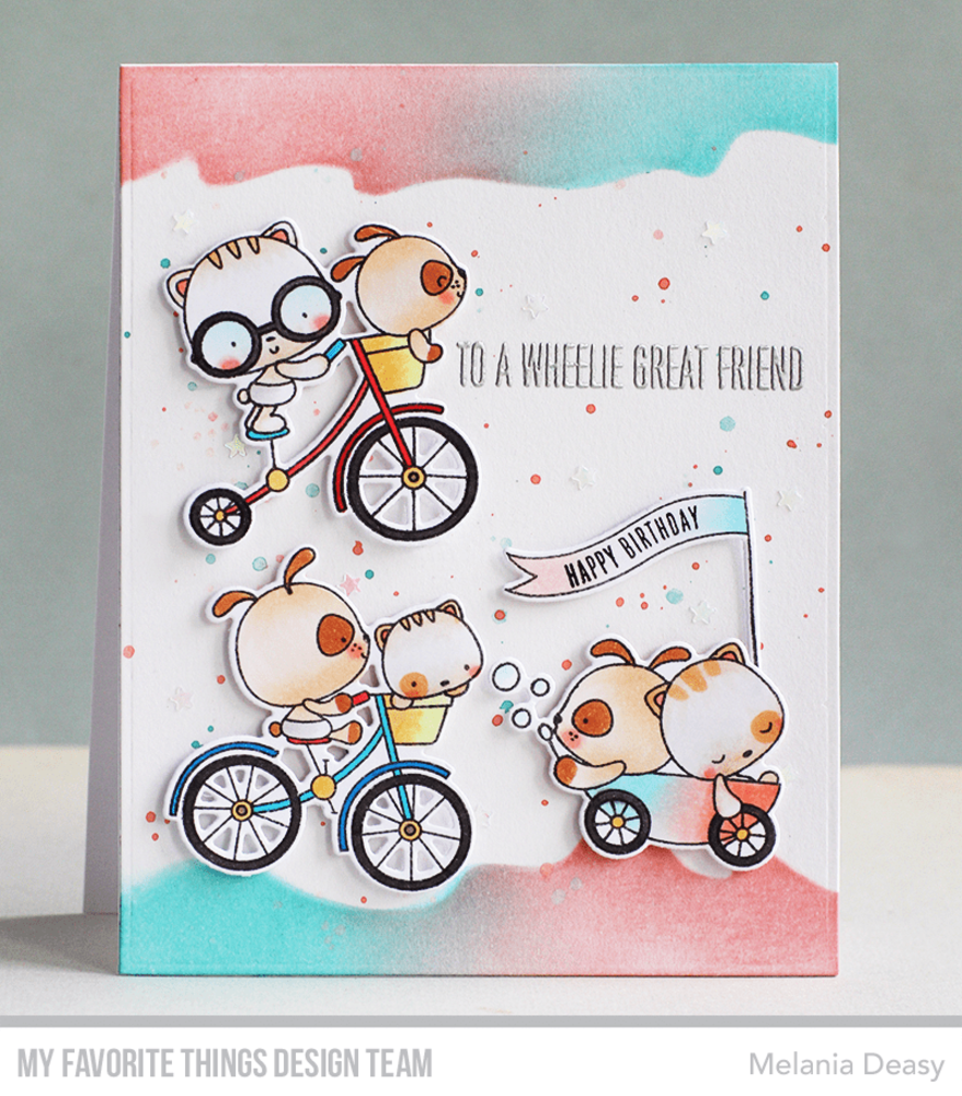 My Favorite Things Wheelie Great Friend Clear Stamps (CS-551)