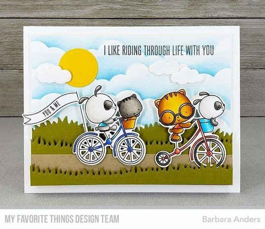 My Favorite Things Wheelie Great Friend Clear Stamps (CS-551)