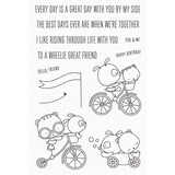 My Favorite Things Wheelie Great Friend Clear Stamps (CS-551)