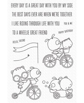 My Favorite Things Wheelie Great Friend Clear Stamps (CS-551)