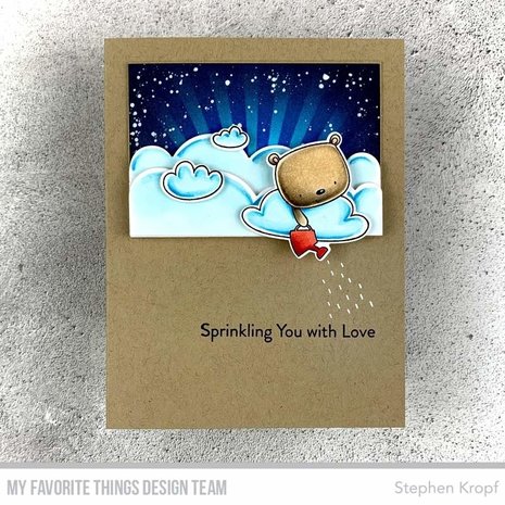 My Favorite Things Sprinkling You with Love Clear Stamps (CS-558)