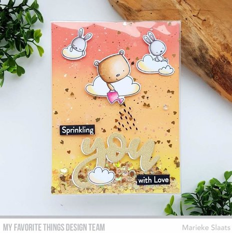 My Favorite Things Sprinkling You with Love Clear Stamps (CS-558)