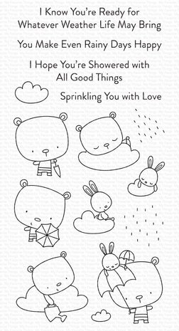 My Favorite Things Sprinkling You with Love Clear Stamps (CS-558)