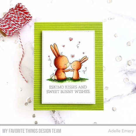 My Favorite Things Bunny Wishes Clear Stamps (RAM-011)