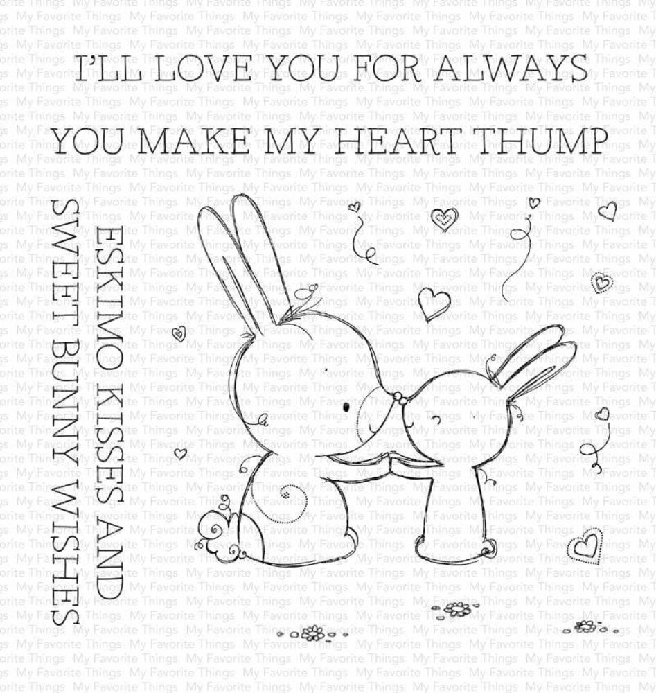 My Favorite Things Bunny Wishes Clear Stamps (RAM-011)
